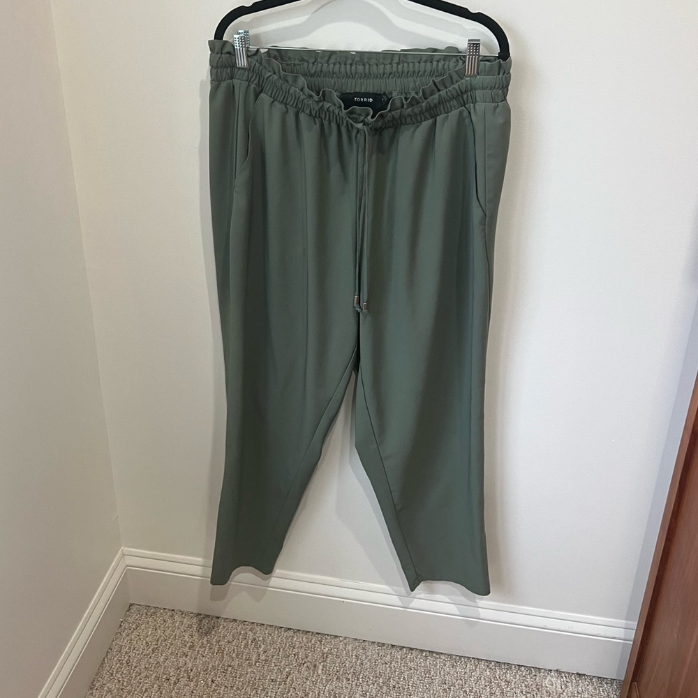 Torrid Ruffle Waistband Trousers